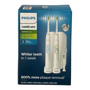 Philips Sonicare - Optimal Clean (2ct)‎ - No Brush Heads - Gently Used